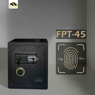 خزنة FPT-45 الهندسية – أمان ذكي مع مساعد صوتي وشاشة تاتش