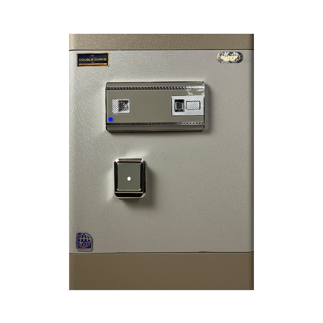 خزنة دابل كيرف Double Curve DXG 60F ببصمة وأزرار تاتش - بيج