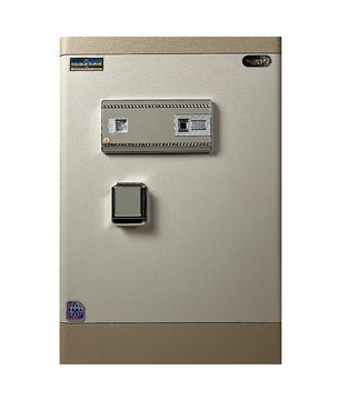 خزنة دابل كيرف Double Curve DXG 70F ببصمة وأزرار تاتش - بيج