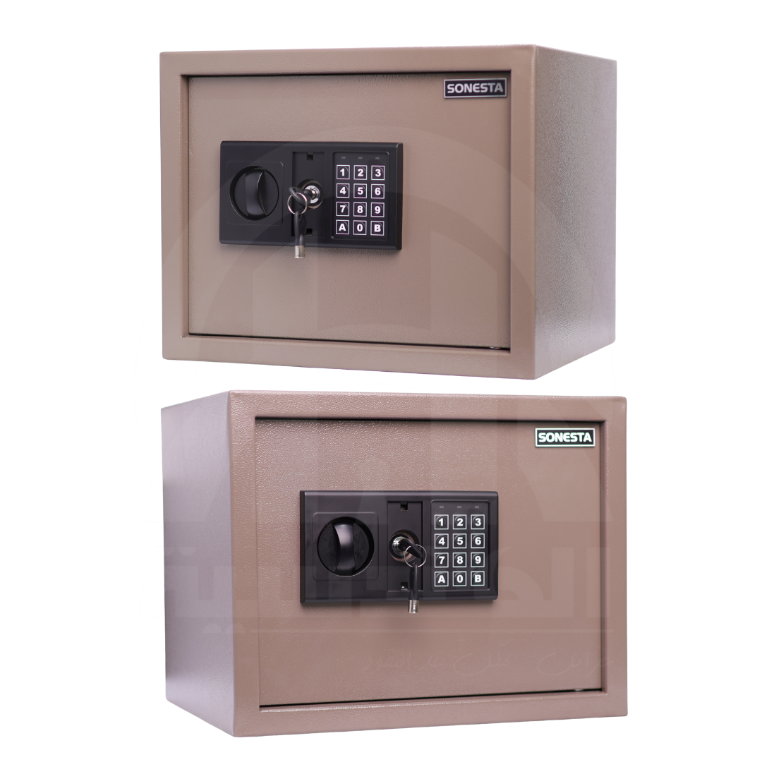 خزنة سونستا رقمية 30 سم برف داخلي ومفتاحين ماستر - الهندسية