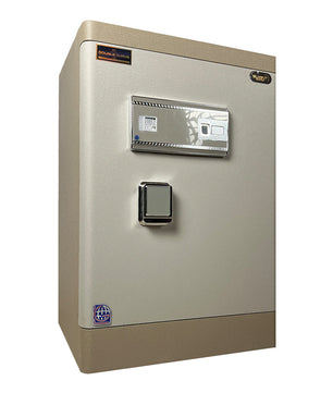 خزنة دابل كيرف Double Curve DXG 70F ببصمة وأزرار تاتش - بيج