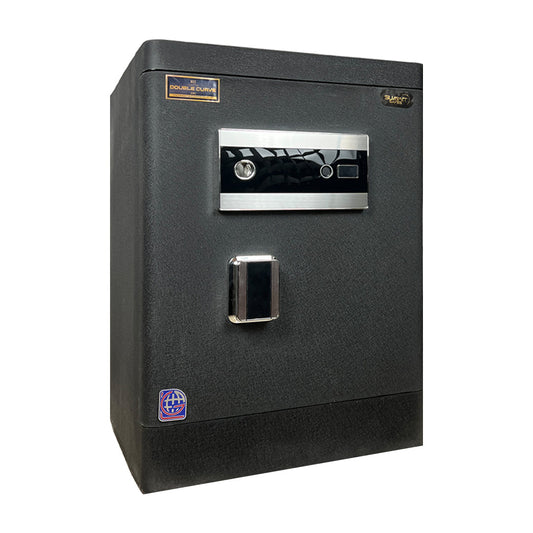 خزنة دابل كيرف Double Curve DXG 60F ببصمة وأزرار تاتش - أسود