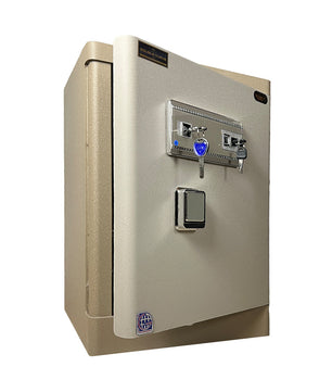 خزنة دابل كيرف Double Curve DXG 70F ببصمة وأزرار تاتش - بيج