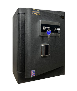 خزنة دابل كيرف Double Curve DXG 60F ببصمة وأزرار تاتش - أسود