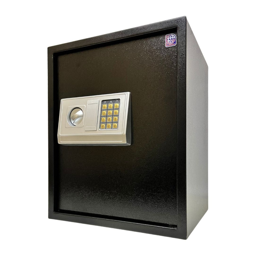 خزنة LG 50 EA/Y أسود - أمان فندقي متوسط الحجم بقفل رقمي - الهندسيه للخزن و مكن عد النقود و التوريدات
