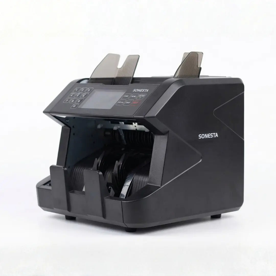 ماكينة عد وكشف تزوير العملات سونستا S612 - شاشة LCD وكشف 3 عملات