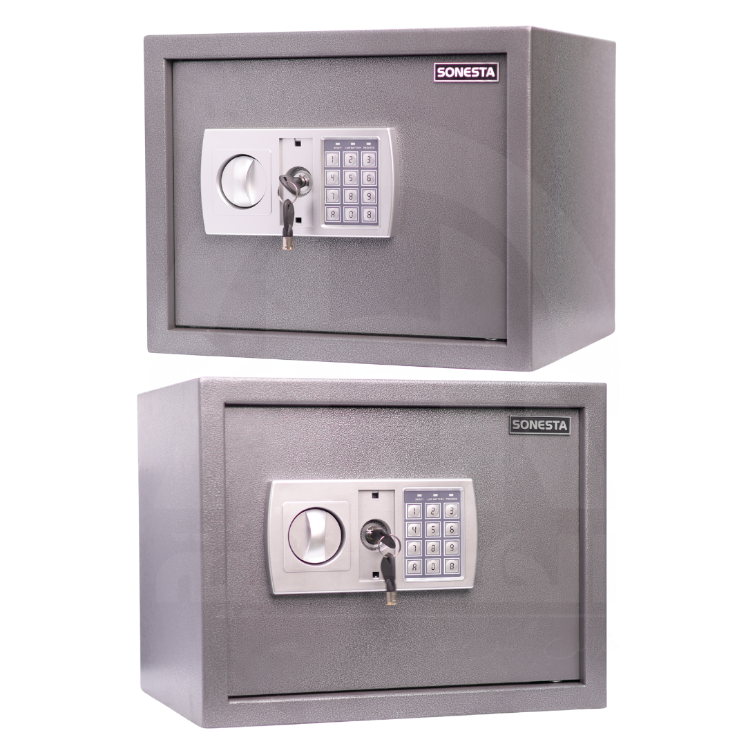 خزنة رقمية سونستا 30 بكود سري ورف منظم - الهندسية للخزن