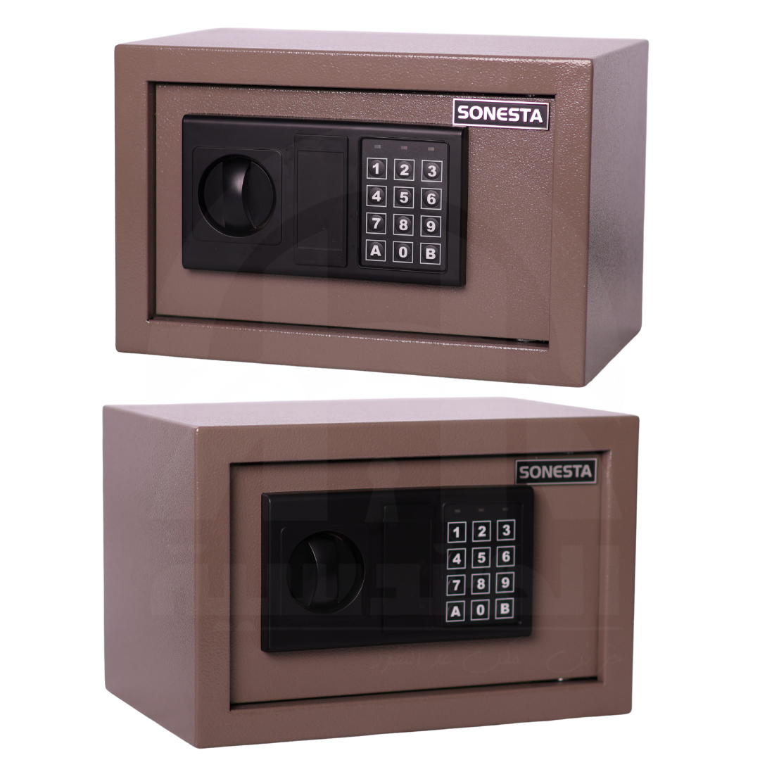SONESTA 20 خزنة رقمية بكود سري ومفتاح طوارئ - الهندسية