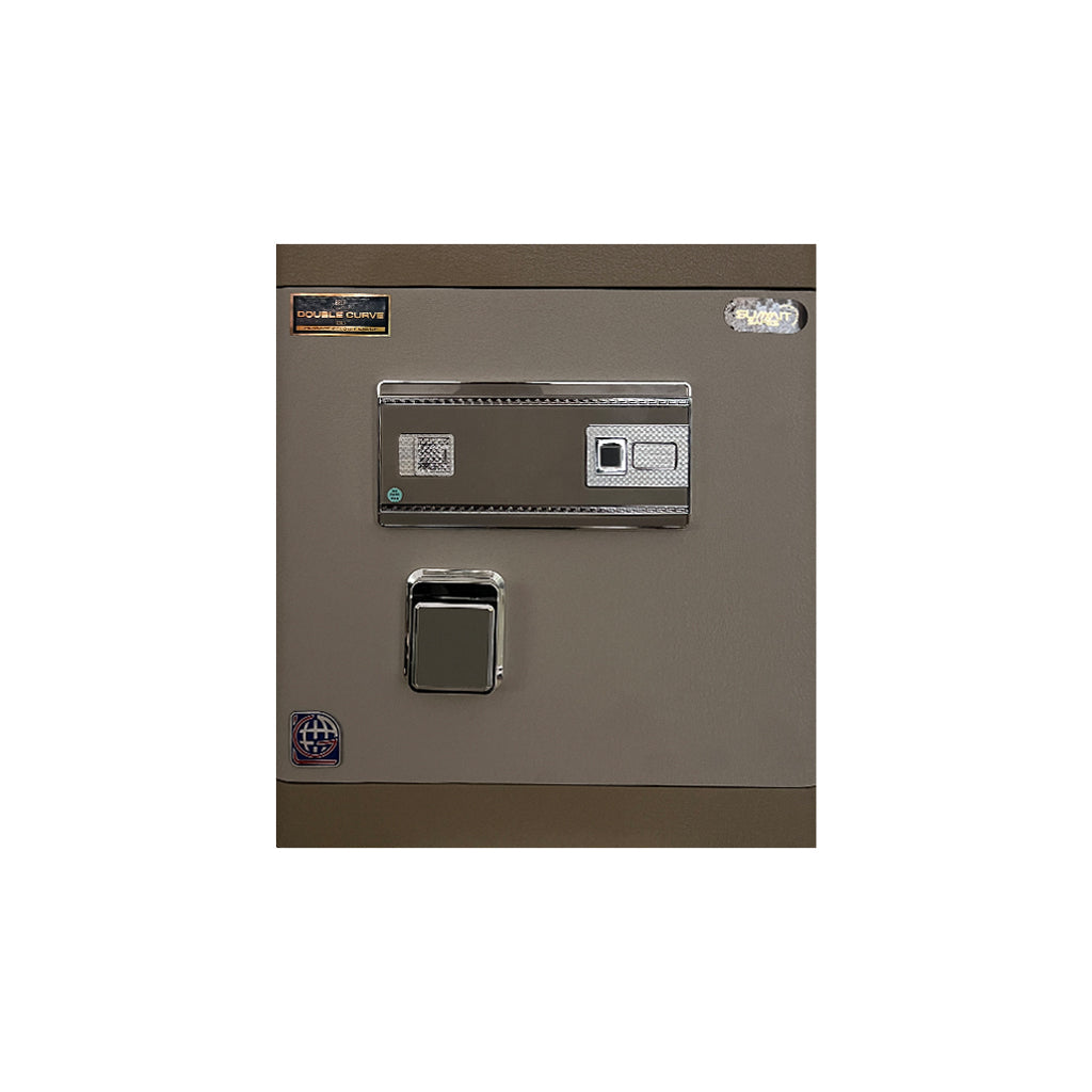خزنة دابل كيرف Double Curve DXG 45F ببصمة وأزرار تاتش - بيج