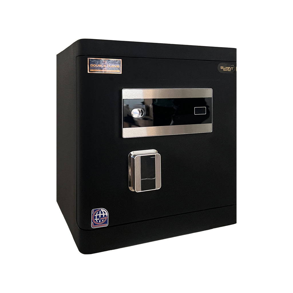خزنة دابل كيرف Double Curve DXG 45F ببصمة وأزرار تاتش - أسود