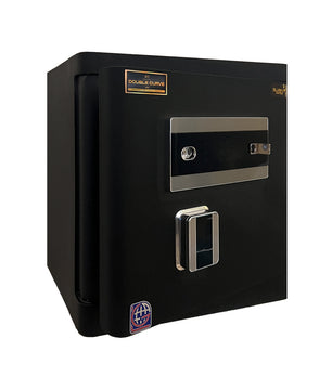 خزنة دابل كيرف Double Curve DXG 45F ببصمة وأزرار تاتش - أسود