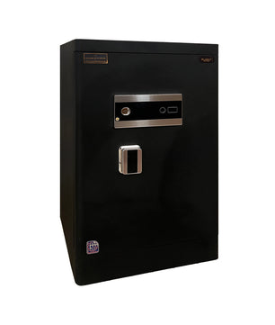 خزنة دابل كيرف Double Curve DXG 80F ببصمة وأزرار تاتش - أسود