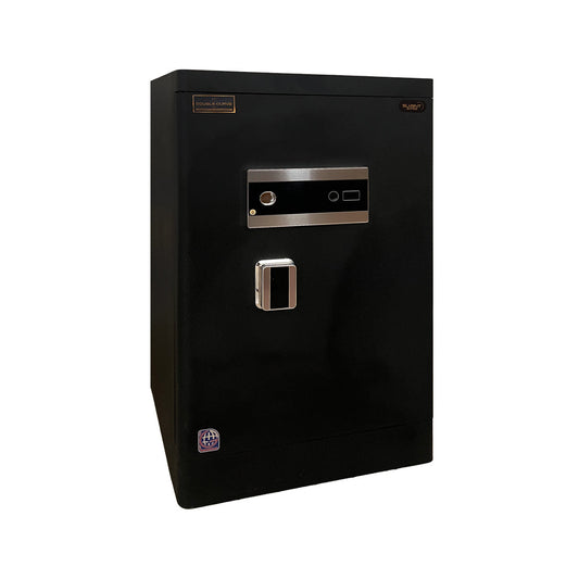 خزنة دابل كيرف Double Curve DXG 80F ببصمة وأزرار تاتش - أسود