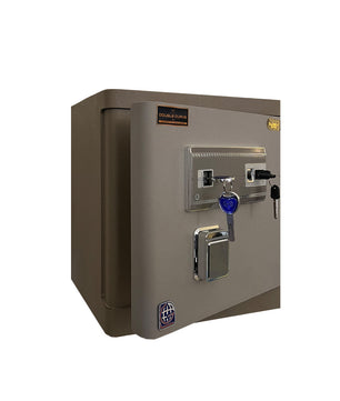 خزنة دابل كيرف Double Curve DXG 45F ببصمة وأزرار تاتش - بيج