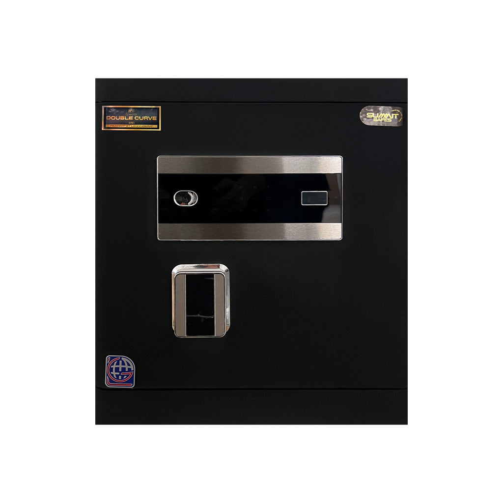 خزنة دابل كيرف Double Curve DXG 45F ببصمة وأزرار تاتش - أسود