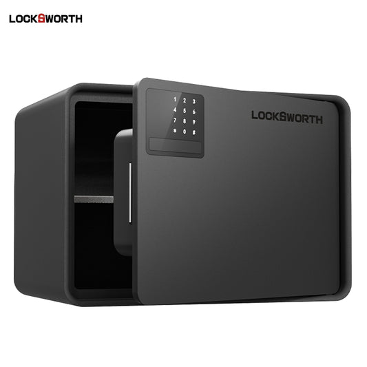 خزنة فندقية ديجيتال LOCKSWORTH 4524 - مقاس أكبر وأمان متطور | رمادي غامق
