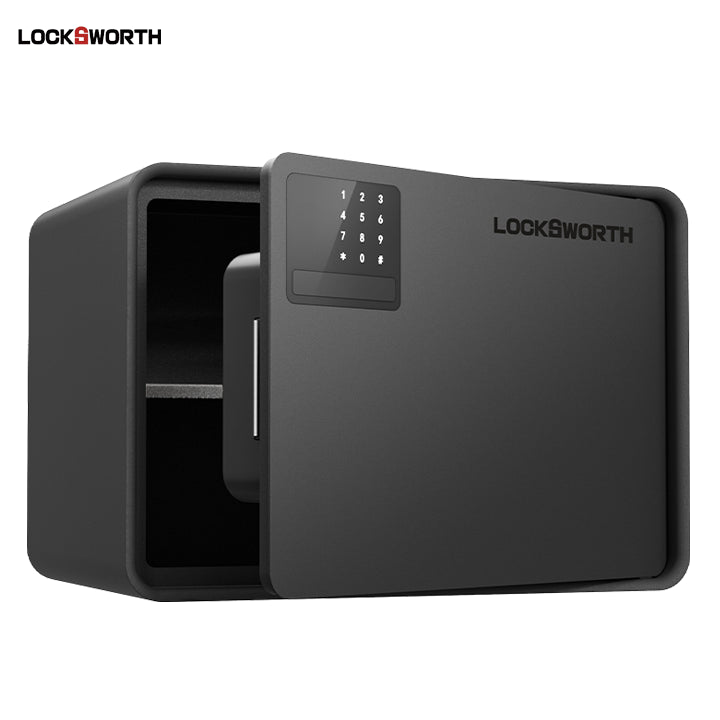 خزنة فندقية ديجيتال LOCKSWORTH 4524 - مقاس أكبر وأمان متطور | رمادي غامق