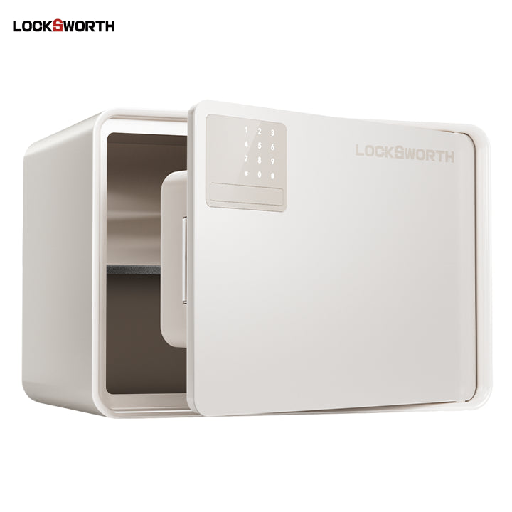 خزنة فندقية ديجيتال LOCKSWORTH 4524 - مقاس أكبر وأمان متطور | اوف وايت