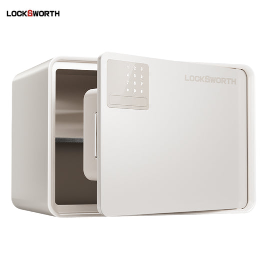 خزنة فندقية ديجيتال LOCKSWORTH 4524 - مقاس أكبر وأمان متطور | اوف وايت