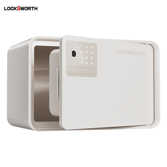 خزنة ببصمة وباسورد LOCKSWORTH 4528 - أمان ديجيتال وفاخرة | الهندسية (ازرق كحلي)