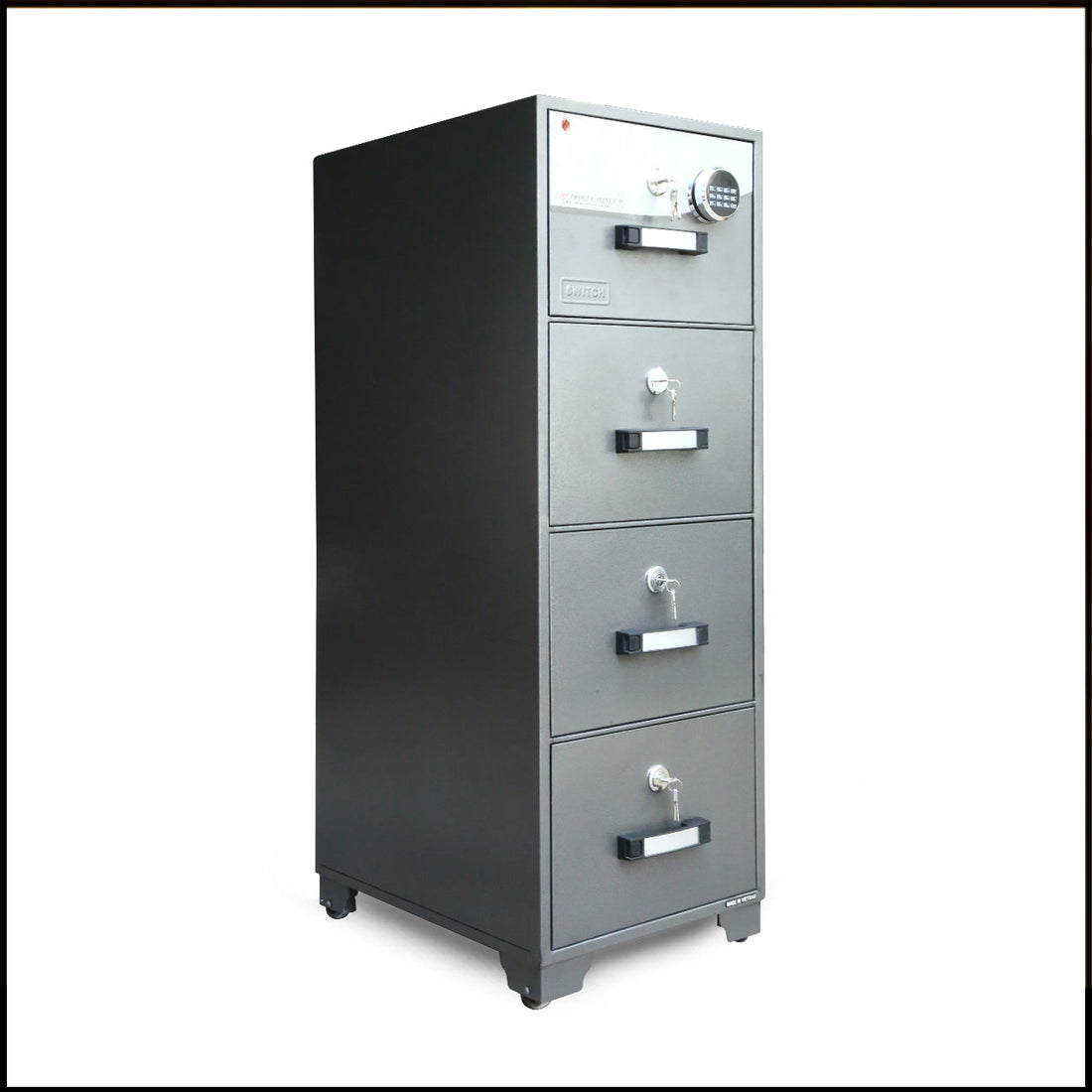 Vaultix Safe - VX680 4ED Filing Cabinet