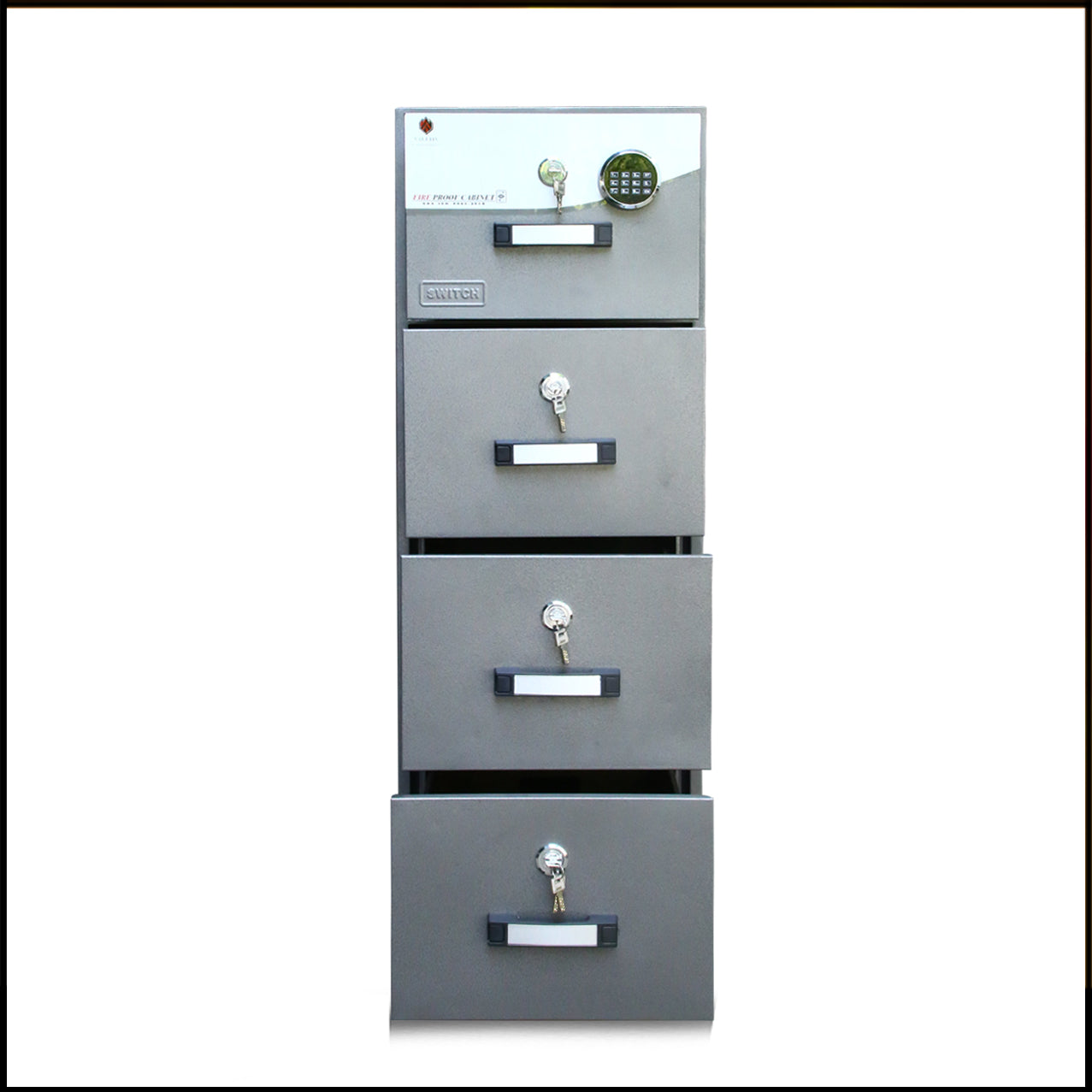 Vaultix Safe - VX680 4ED Filing Cabinet