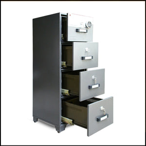 Vaultix Safe - VX680 4ED Filing Cabinet