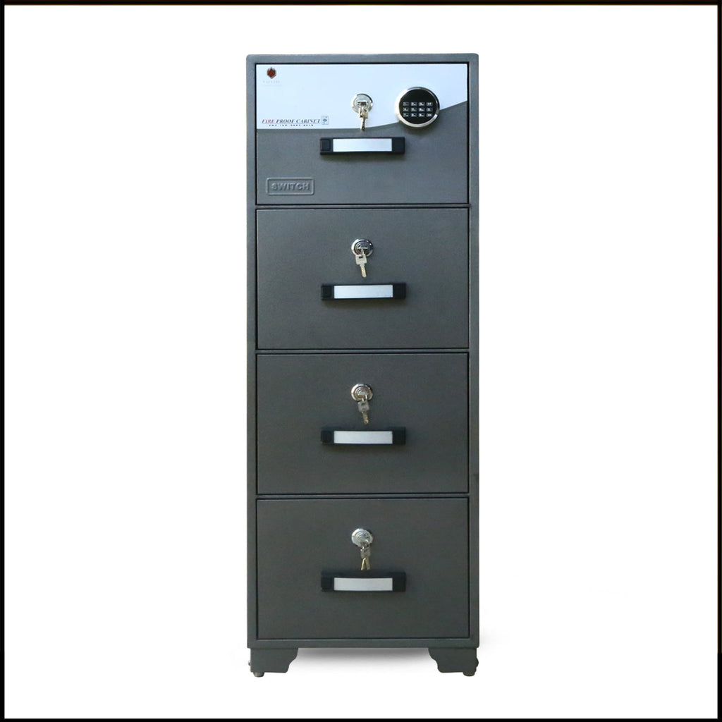 Vaultix Safe - VX680 4ED Filing Cabinet